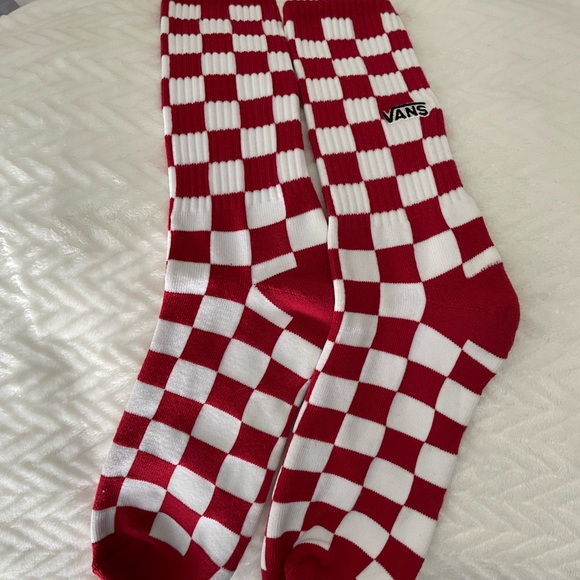 🔥 NEW VANS set of 3 mens unisex guys teens athletic crew socks checkered retro - Picture 4 of 8